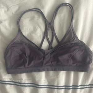 Lavender lululemon sports bra (no padding) I believe it’s a size 4/6